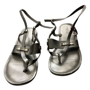 American Eagle Outfitters Black Strappy Sandals